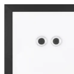 Realspace⢠Magnetic Dry-Erase Whiteboard, 18" x 24", Black Finish Frame