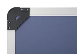 Realspace™ Magnetic Dry-Erase Whiteboard/Cork Calendar Board, 24" x 36", Silver Aluminum Frame