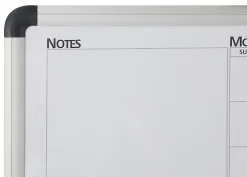 Realspace™ Magnetic Dry-Erase Whiteboard/Cork Calendar Board, 24