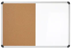 Realspace™ Magnetic Dry-Erase Whiteboard/Cork Bulletin Board, 24