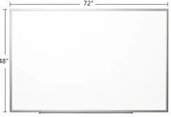 Realspace™ Magnetic Dry-Erase Whiteboard, 48