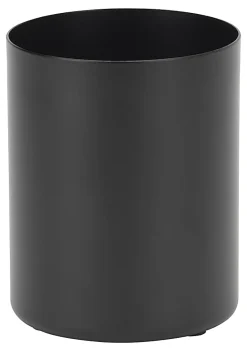 Realspace™ Metal Pencil Cup With Antimicrobial Treatment, 4" x 3-3/16" x 3-3/16", Black