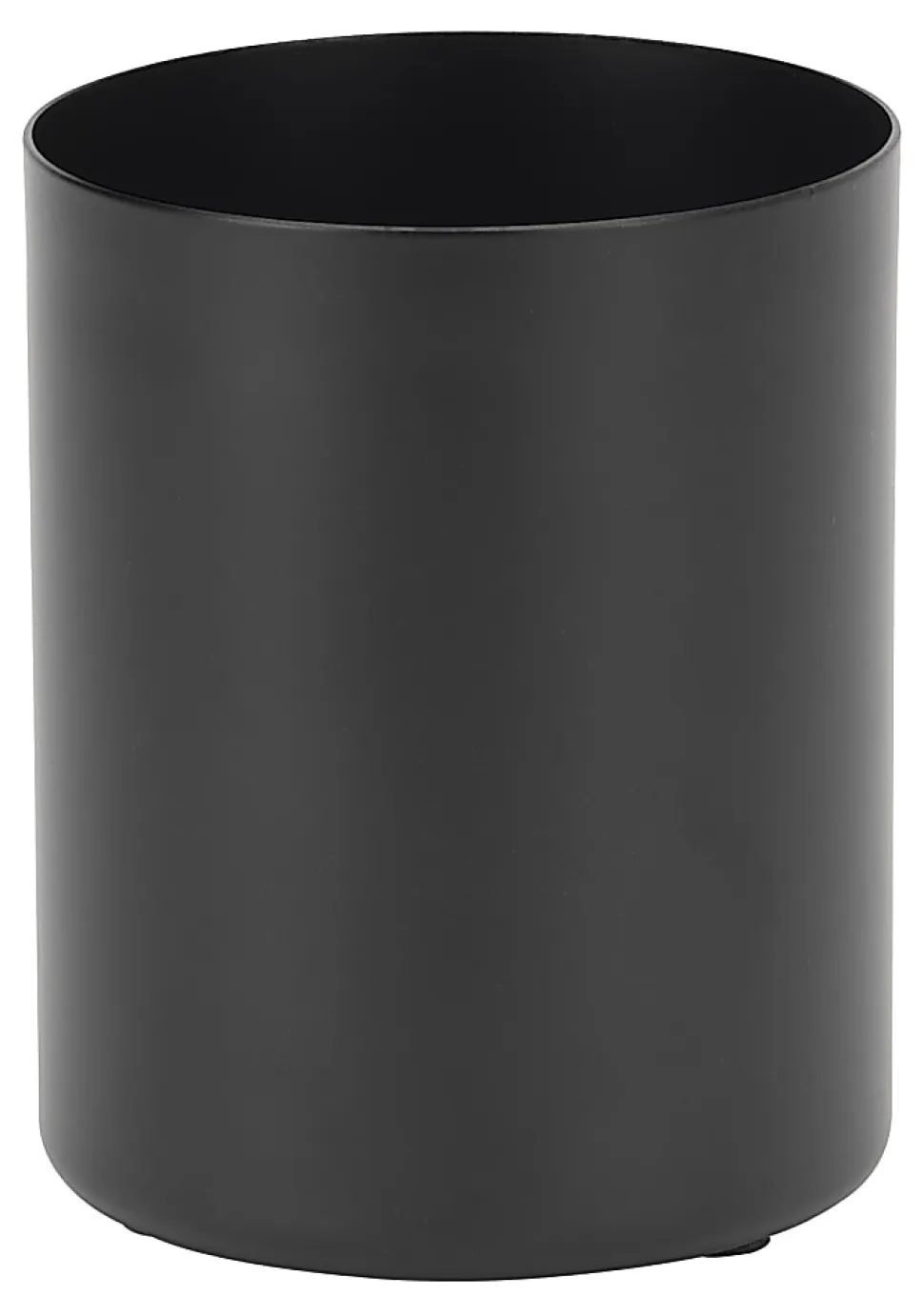 Realspace™ Metal Pencil Cup With Antimicrobial Treatment, 4" x 3-3/16" x 3-3/16", Black