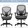 Realspace® MFTC 200 Ergonomic Mesh Mid-Back Task Office Chair, Black, BIFMA Compliant