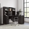 Realspace® Modern Comfort Modee Vegan Leather High-Back Executive Office Chair, Black/Chrome, BIFMA Compliant