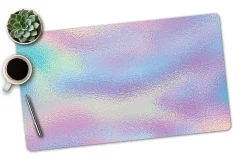Realspace™ Modern Desk Pad, 14-3/4" x 26", 30% Recycled, Iridescent