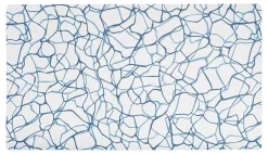 Realspace™ Modern Desk Pad, 14-3/4" x 26, 30% Recycled, Blue Abstract