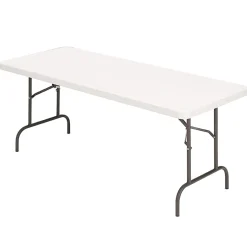 Realspace® Molded Plastic Top Folding Table, 29