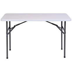 Realspace® Molded Plastic Top Folding Table, 29