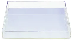 Realspace® Opaline Acrylic Document Tray, 2-3/16"H x 11"W x 14"D, Clear/Iridescent
