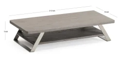 Realspace® Orix Wood/Metal Monitor Stand With Shelf, 5