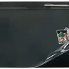 Realspace® Overlay Desk Pad With Antimicrobial Treatment, 19" x 24", Black/Clear