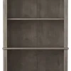 Realspace® Peakwood 71"H 5-Shelf Bookcase, Smoky Brown
