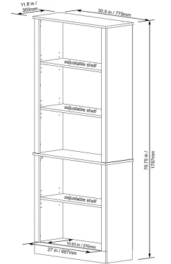 Realspace® Peakwood 71