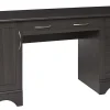 Realspace® Pelingo 60"W Computer Desk, Dark Gray