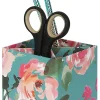 Realspace® 4-Piece Desk Accessory Set, Floral