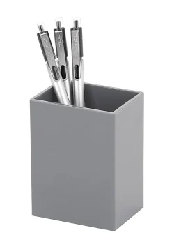 Realspace™ 5-Piece Desk Organizer Set With Antimicrobial Treatment, Gray