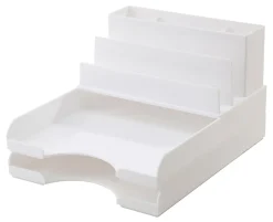 Realspace® Plastic Letter Tray, White