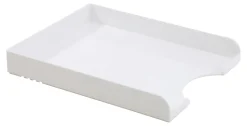 Realspace® Plastic Letter Tray, White