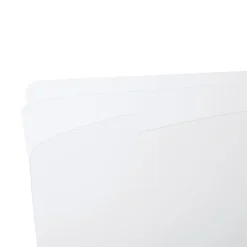 Realspace™ Poly Expanding File Folder, 8-Pocket, Letter Size, 4" Expansion, White/Black Dots