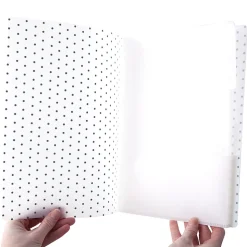 Realspace™ Poly Expanding File Folder, 8-Pocket, Letter Size, 4