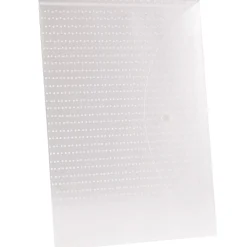 Realspace™ Poly Project Envelope, Letter Size, Clear/White Dots