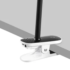 Realspace™ Pressler LED Desk/Clip Combination Lamp with USB Charging Port, 17