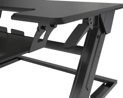 Realspace® P20 Standing Desk Converter With USB And Keyboard Tray, 19-3/10