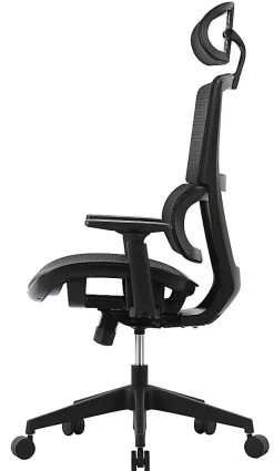 Realspace® Radano Mesh High-Back Executive Office Chair, Black, BIFMA Compliant