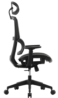 Realspace® Radano Mesh High-Back Executive Office Chair, Black, BIFMA Compliant