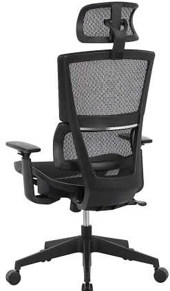 Realspace® Radano Mesh High-Back Executive Office Chair, Black, BIFMA Compliant