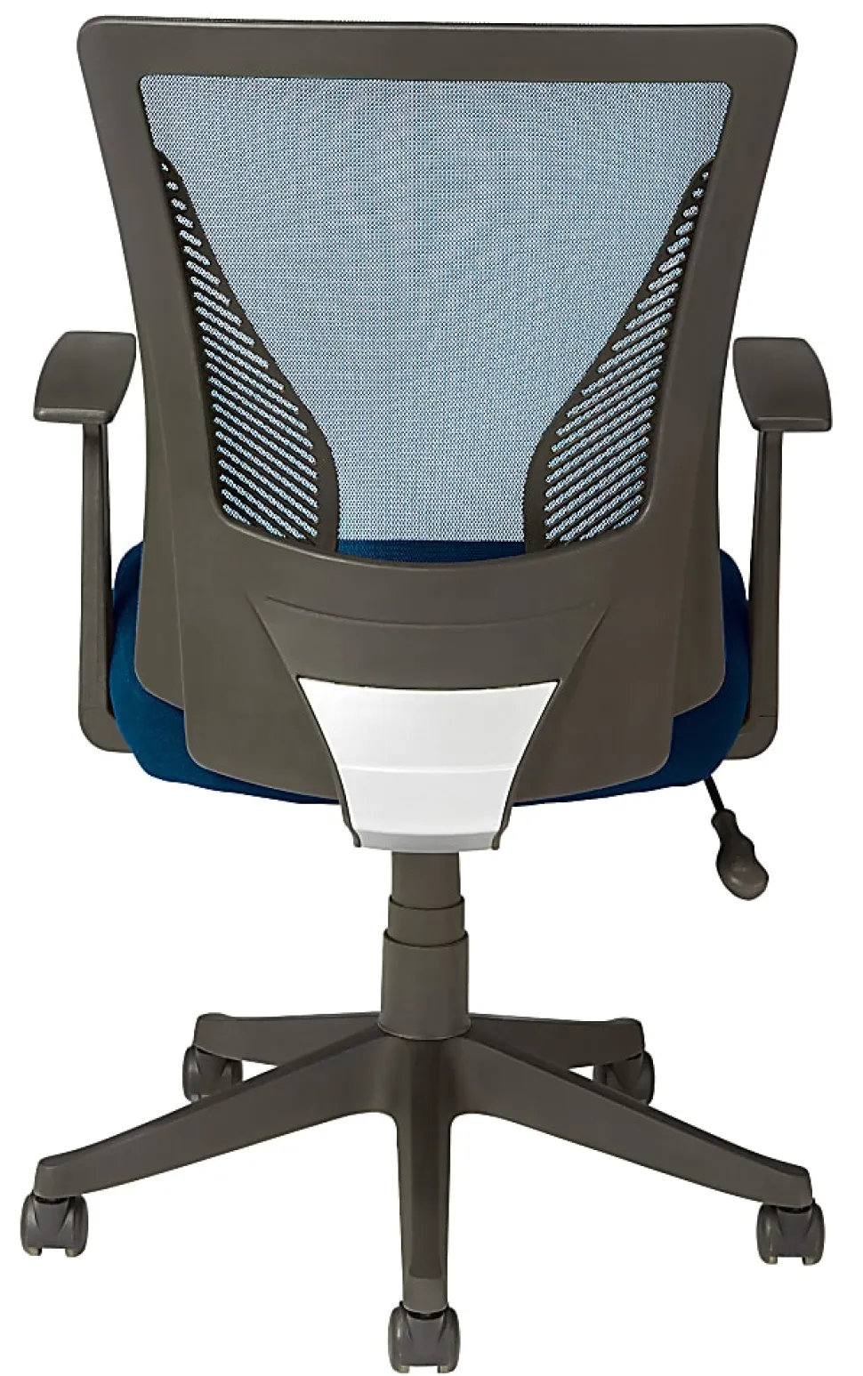 Realspace® Radley Mesh/Fabric Mid-Back Task Office Chair, Rich Blue, BIFMA Compliant