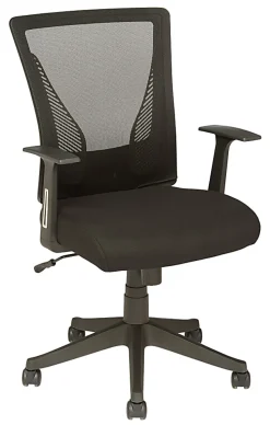 Realspace® Radley Mesh Mid-Back Task Office Chair, Black, BIFMA Compliant