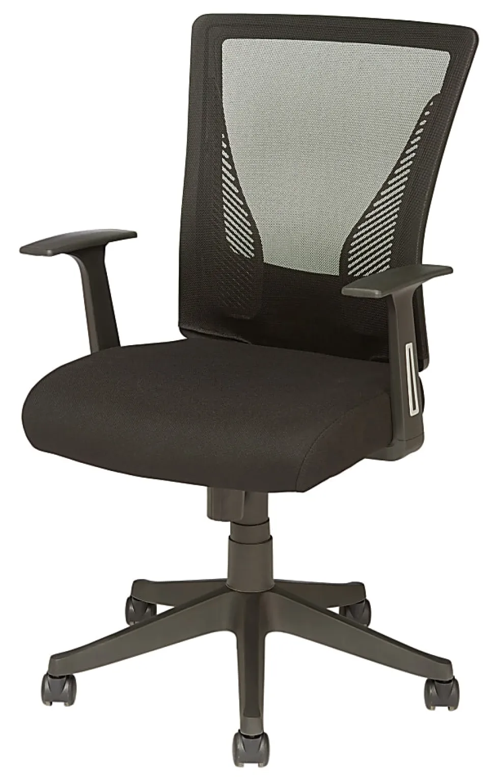 Realspace® Radley Mesh Mid-Back Task Office Chair, Black, BIFMA Compliant