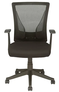 Realspace® Radley Mesh Mid-Back Task Office Chair, Black, BIFMA Compliant