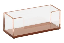 Realspace® Rose Gold Acrylic Business Card Holder