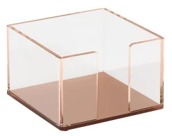 Realspace® Rose Gold Acrylic Memo Holder