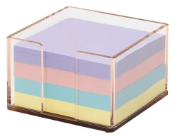 Realspace® Rose Gold Acrylic Memo Holder