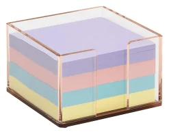 Realspace® Rose Gold Acrylic Memo Holder