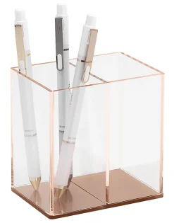 Realspace® Rose Gold Acrylic Pencil Cup