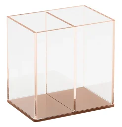 Realspace® Rose Gold Acrylic Pencil Cup