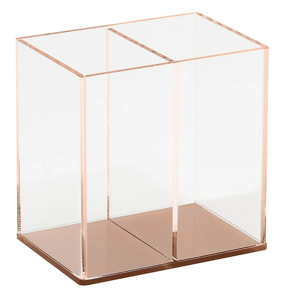 Realspace® Rose Gold Acrylic Pencil Cup
