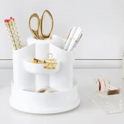 Realspace® Rotating Desktop Organizer, 8