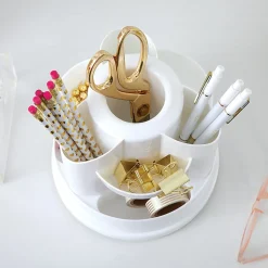 Realspace® Rotating Desktop Organizer, 8