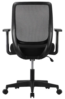 Realspace® Sensi Mesh/Fabric Low-Back Task Office Chair, Black, BIFMA Compliant