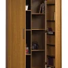 Realspace® 12-Shelf Storage Cabinet, 72"H x 36"W, Sienna Oak