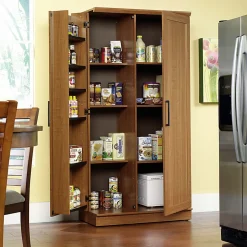 Realspace® 12-Shelf Storage Cabinet, 72