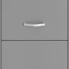 Realspace SOHO® Organizer 18"D Vertical 3-Drawer Mobile File Cabinet, Silver