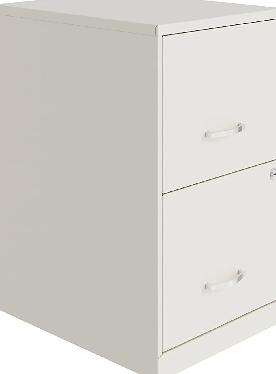 Realspace SOHO® Smart 18"D Vertical 2-Drawer File Cabinet, White