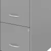 Realspace SOHO® Smart 18"D Vertical 2-Drawer File Cabinet, Silver